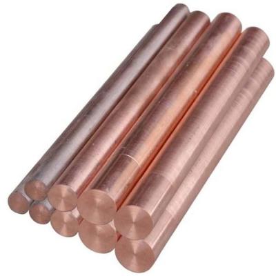 Cina 99.9% Pure Industrial Copper Wiring Iron Bar 3mm 8mm Ground Copper Rod For Sale in vendita