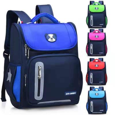 China Full Printing Water Resistant School Bag Backpack Popular Style Cheap Blue Color Polyester Price Original Kids Material Bags for sale