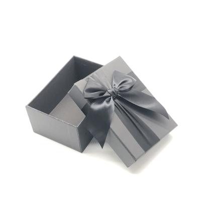 China Recycled Materials Made In China Ribbon Decorative Cardboard Packaging Gift Boxes for sale