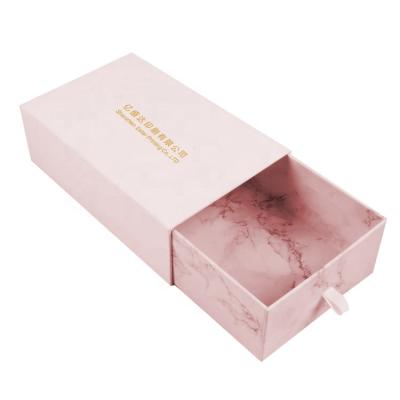 China Recycled Materials Wholesale Custom Logo Drawer Hair Extension Packaging Box for sale