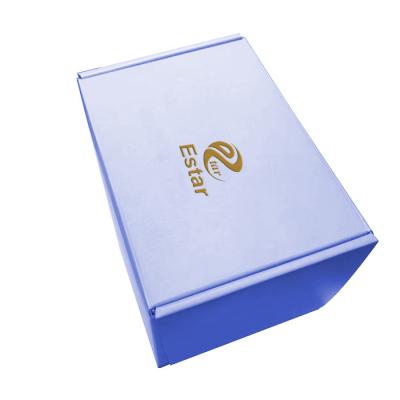 China China Postal Foldable Corrugated Kraft Recyclable Suppliers Boxes Mailing Clothing Packaging Box for sale