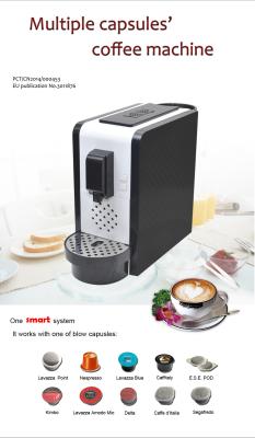 China 19 bar pump hotel / home/ office capsule coffee maker with SEAVER releasing valve for sale