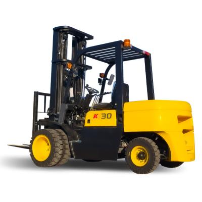 China Hotels 2t 2.5T 3T 4T 5T diesel forklift with paper roll clamp specification minicargador diesel forklift with closed cabin for sale