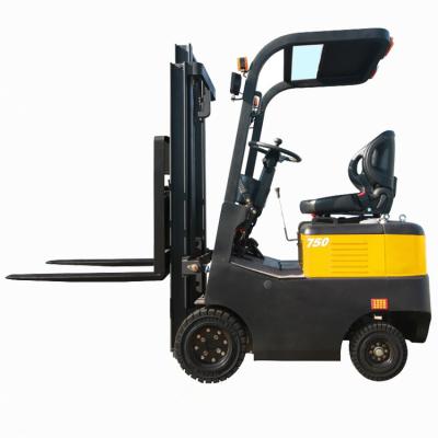 China Smart Hotels 1.5t 2t AC Motor Battery Small Forklifts With Solid Tires 4 Wheels Triple Mast Mini Electric Forklifts for sale