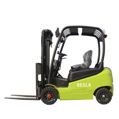 China Economic Hotels 1 Ton Full Electric Forklifts 1500 Kg 1.5 Ton Battery 3m Forklift 6 Meter Lifting Height Electric Forklift for sale