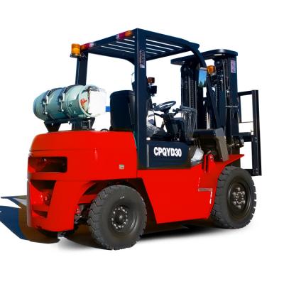 China Hotels 2ton 2.5ton 3ton 3.5 ton 5 ton EPA LPG Forklift Propane LPG CNG Forklift Gasoline Engine With Cushion Tire for sale