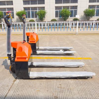 China Full Lithium Hotels 1.5ton Power Drive Hydraulic Self Propelled Multi Handle Plug-In Batter Electric Pallet Jack Truck for sale