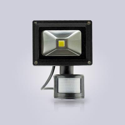 China Infrared Motion Sensor LED Floodlight 2700-6500K Color Aluminum Alloy+Tempered Glass for sale