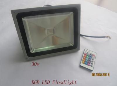 China Wholesale Price RGB Color 10w-50w LED Floodlight Lamps Aluminum+Tempered Glass Material for sale