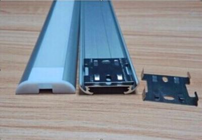 China 1000mmX21mmX8mm 6000 Series Grade LED aluminium profile for LED Strips and Rigid Bar for sale