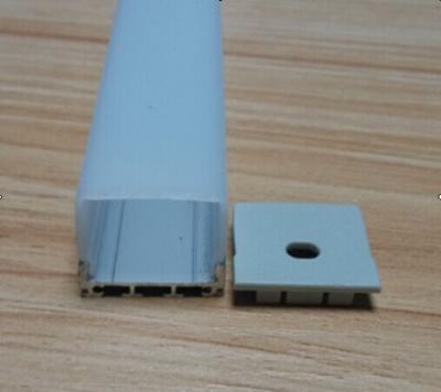 China 1000mmX26mmX23mm 6000 Series Grade LED aluminium profile for LED Strips and Rigid Bar for sale