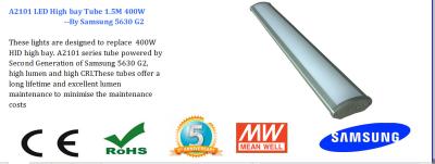 China High Quality LED Highbay Tubes 2700-6500k Color Tem 120-130lm/w Aluminum+PMMA Material for sale