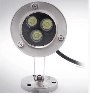 China High Quality 3W 6W 9W 12W 15W 18W Underwater LED Light AC90-265V/ DC12V Aluminum+PC Cover for sale