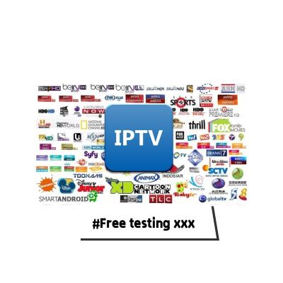 China Hot Selling 18+ 4k 8k Iptv M3U Subscription 12 Months Code Free Trial Account UK Arabic IP TV Germany Europe Pro Best Smarters for sale