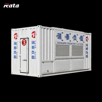 China Rata 2500kW Load Bank Resistive Resistive Low Voltage Inductive Loadbanks For Generator Load Test R2500kW/AC400V/50Hz for sale