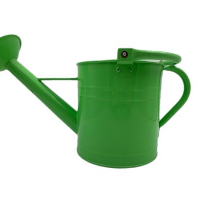 China All-season sustainable high quality modern metal competitive price green small watering can for indoor plant watering for sale