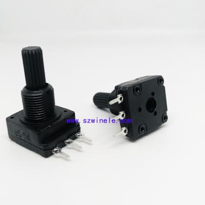 China PC pins watertransfer carbon film rotary potentiometer for sale