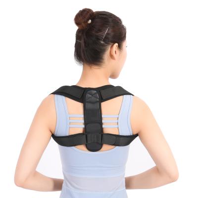 China Customizable Logo Best Posture Corrector Adjustable Comfortable Breathable Clavicle Support Protect Back Shoulder for Men and Women for sale