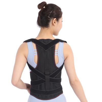 China Adjustable Adjustable Shoulder Posture Support Neoprene Material Flexible Posture Corrector Orthopedic Corrector Back Support for sale