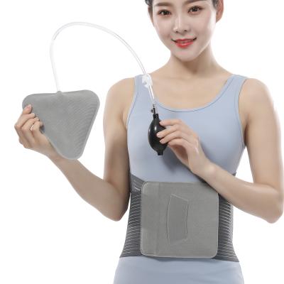 China Slim Breathable Lumbar Lumbar Back Brace Waist Support Back Body Waist Support Lumbar Belt With Air Bag For Sale for sale