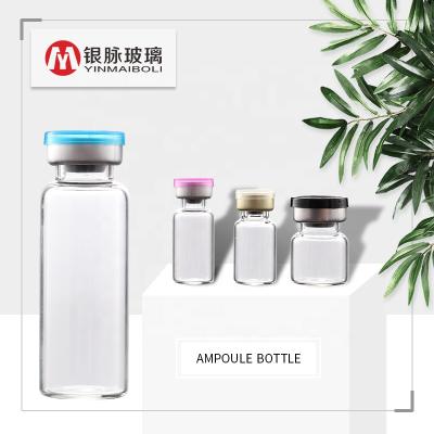 China Hot Selling Vial 2ml 3ml 5ml 10ml 15ml Injection Medical Vial Bottle Of Transparent Ampoule Glass Personal Care Bottles for sale