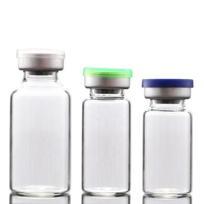 China Hot sale 3ml 5ml 10ml personal care small transparent empty tubular glass vial for contact lens care solution for sale