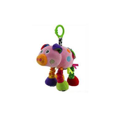 China Musical Toy Plush Infant Talking Vibrated Bed Hanging Rattle for sale