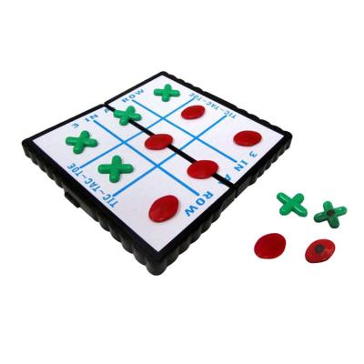 China TIC-TAC-TOE plastic foldable magnetic board game, 3 in a row game for sale