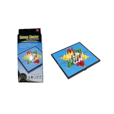 China Hot Selling Plastic Educational Magnetic Board Game Toys Chinese Checkers for sale