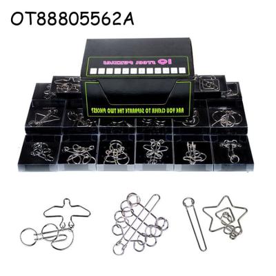 China DIY TOY Intelligence Chinese Metal Wire Mind Puzzles Toys for sale