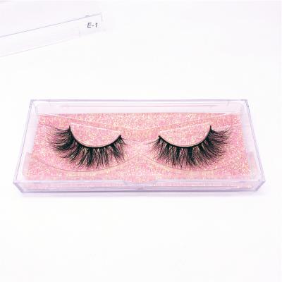 China 3D Effect Mink Lashes 3D Mink Eyelashes Cruelty Free Handmade Reusable Natural Eyelashes Wispies Lashes Makeup 100% False for sale