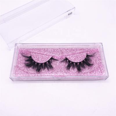 China 5D Mink Eyelashes Effect 5D Volume 3d Mink Eyelashesprivate Label Luxury 5d Mink Eyelashes For Makeup Beauty K03 for sale