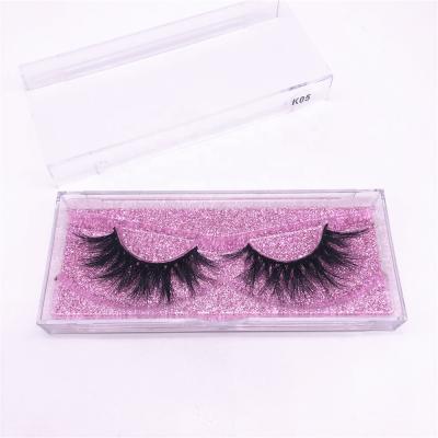 China 5D Effect Wholesale 5D Mink Eyelashes Private Label Siberian Mink Strip Lashes 3d Mink Eyelashes K05 for sale