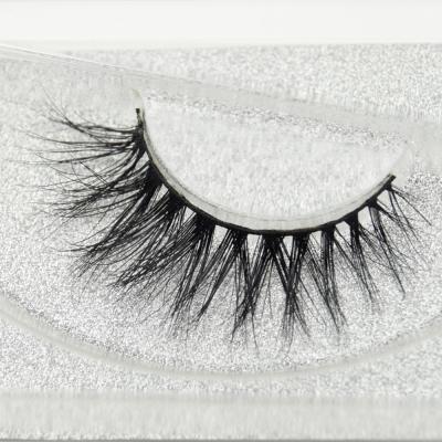 China 3D Effect 3D Mink Eyelashes Long Lasting Mink Lashes Natural Short Length Eyelash Extension False Eyelashes D21 for sale