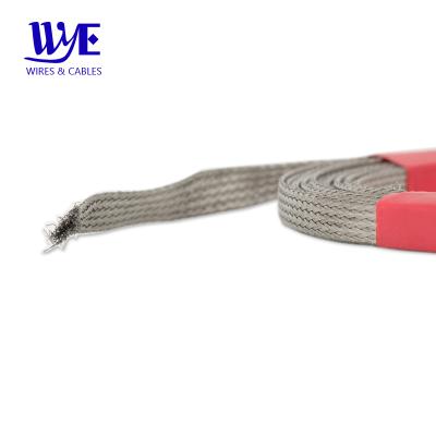 China Electrical Flat Household Appliance Stainless Steel Braided Wire Abrasion-Resistant Sleeve for sale