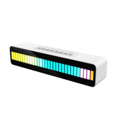 China Visual Creative Wireless Rhythm Atmosphere RGB Level Music Soundbar 5W Call Sound Control Bass Party Speaker for sale