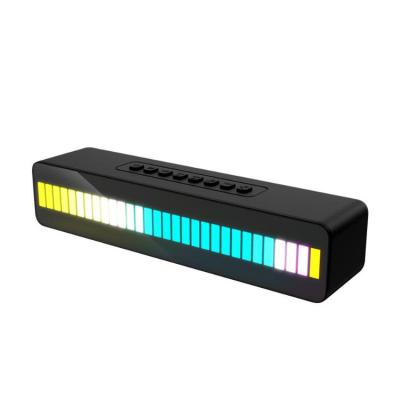 China Call Newcomer M8 Atmosphere RGB Visual Rhythm Led Trumpet Bass Wireless Portable Speaker Wireless For DJ Speaker for sale