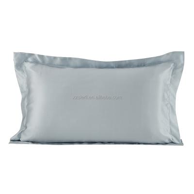 China Super Soft Anti-Static And Breathable Satin Silk Pillowcase With Flange Luxury Silky Pillow Case for sale