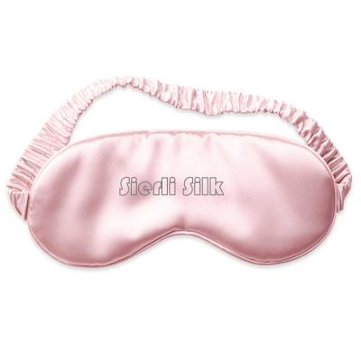 China Comfortable 16mm, 19mm, 22mm Silk Cover Mulberry Silk Sleeping Eye Masks Custom Wholesale Mulberry Silk Eye Mask for sale