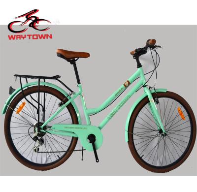 China Hot sale new design 26 inch urban road bicycle steel lady bicycle good quality lady bike for sale