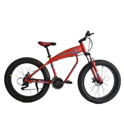 China High Quality Variable 21 Wheel Steel Size 26 High Speed ​​Steel Frame And Fork With Disc Brake Snow Bicycle for sale