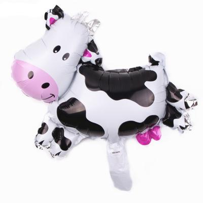 China Gift Toy New Mini Cow Lion Pig Horse Cartoon Decoration Birthday Party Supplies Foil Balloons Children Birthday Gifts for sale