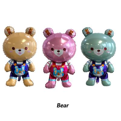 China Wholesale Cute Magic Foil Balloons Cartoon Bear Baby Shower Happy Birthday Party Decoration Kids Toys Air Globos for sale