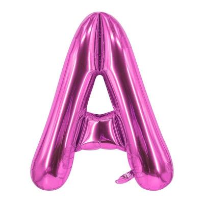 China Foil 16 Inch Letter Aluminum Foil Balloons Birthday Wedding Party Wholesale Decoration for sale