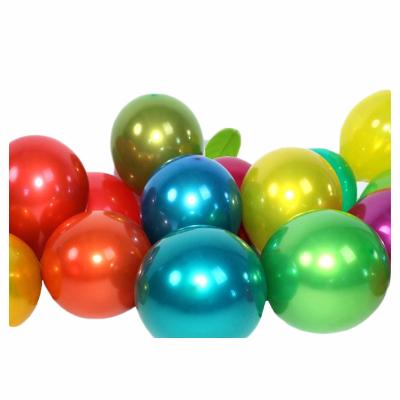 China Party Decoration 10 Inch 4.2g Chrome Ice Double-Layer Latex Balloons Supplies Birthday Wedding Celebration Party Decoration for sale