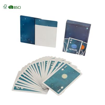 China Free Sample Eco - Friendly No Min Box Top Quality Custom Paper Customize Front And Back Playing Cards for sale