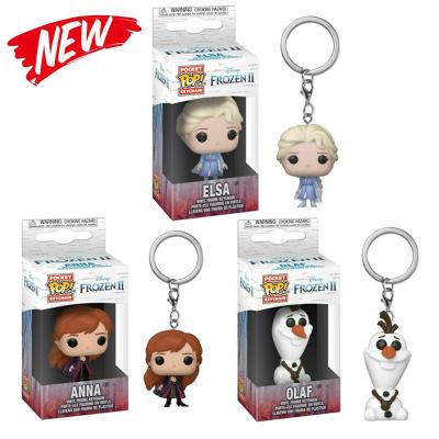 China Wholesale Frozen 2 Anna Elsa Olaf Pocket Pop Keychain Decoration/Gift/Souvenir for sale