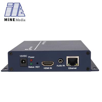 China Aluminum Alloy H.265/H.264 HDMI IPTV Video Encoder, Live Stream Broadcast Device, work with wowza, youtube for sale