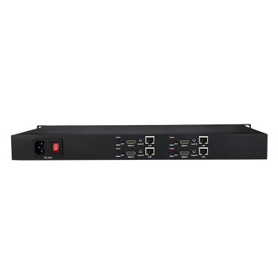 China H265 Hevc 4 Channel RTMP RTSP UDP SRT IP TV Streaming HDMI Encoder MV-E1005T-4-1U for sale