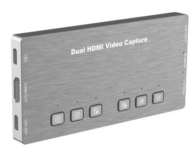 China Free Shipping Dual HDMI To USB Laptop Video Capture Card Support 1080p60 Image In Video U2 Image Switching for sale